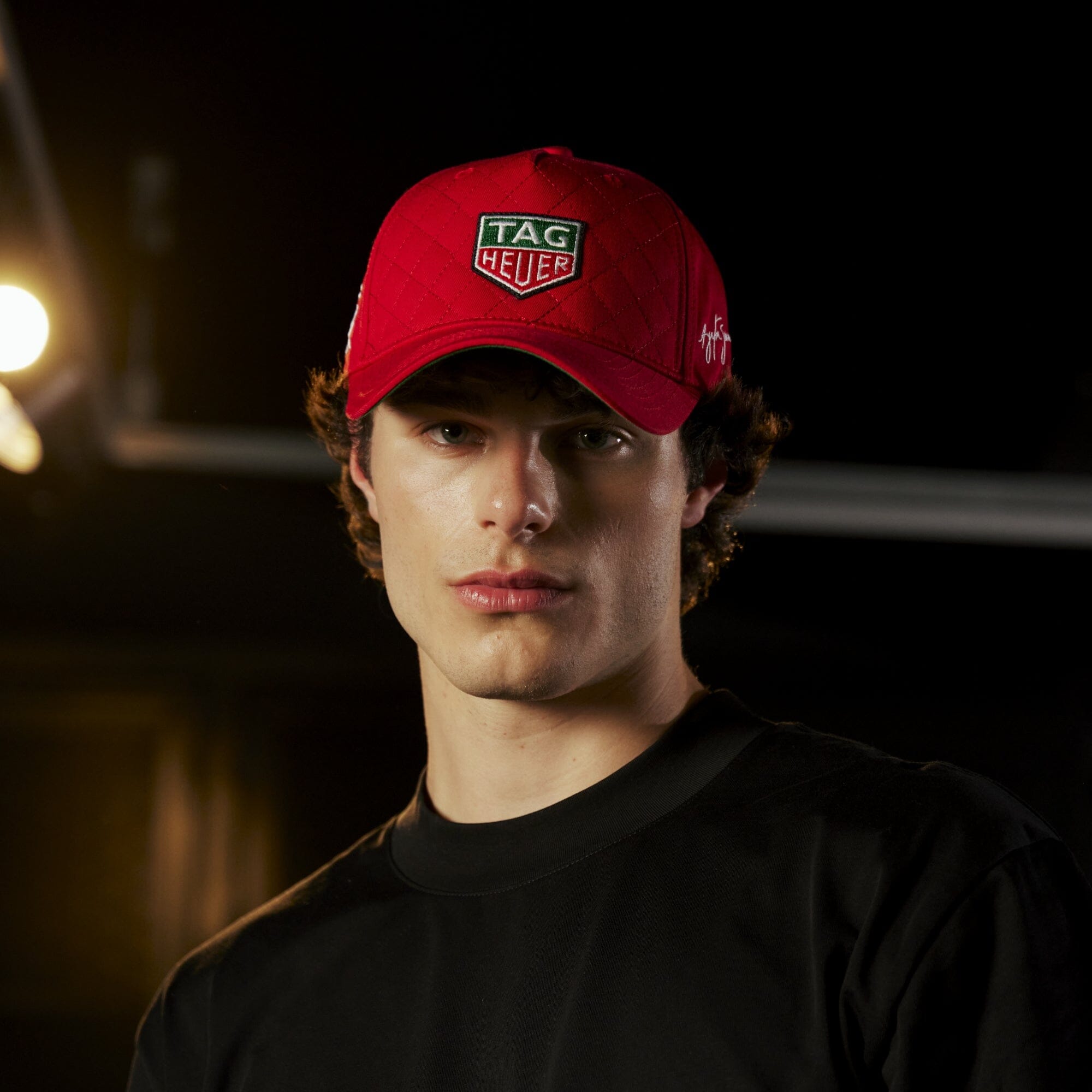 Ayrton Senna F1 x Tag Heuer Quilted Race Hat - Red Hats Ayrton Senna