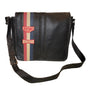 GrandPrix Originals Limited Edition Vintage Leather Silverstone Messenger Bag - Black Bags GrandPrix Originals USA