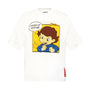 Ayrton Senna F1 Senninha Oversized Cartoon T-Shirt - White T-shirts Ayrton Senna