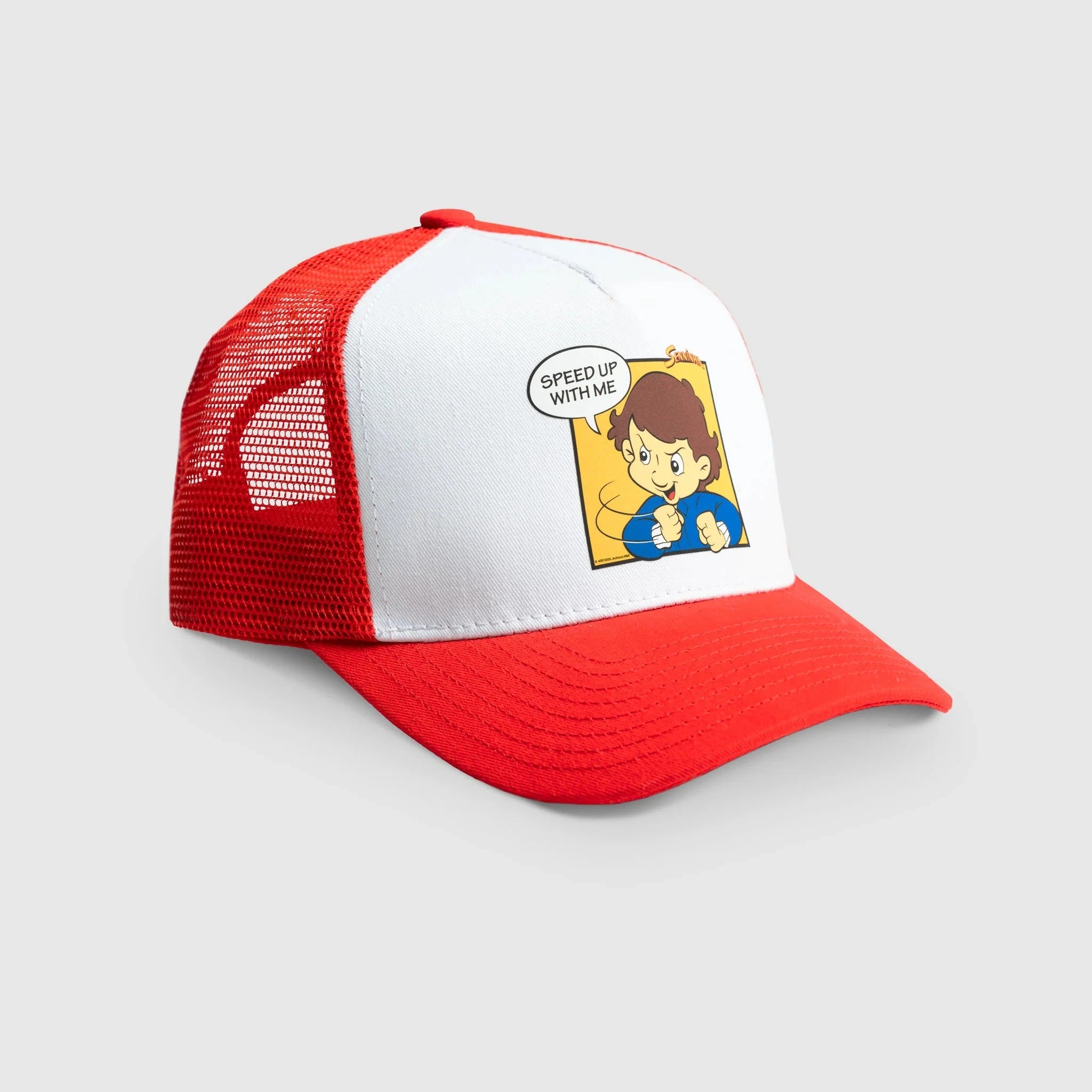 Ayrton Senna F1 Senninha Trucker Hat - Red Hats Ayrton Senna