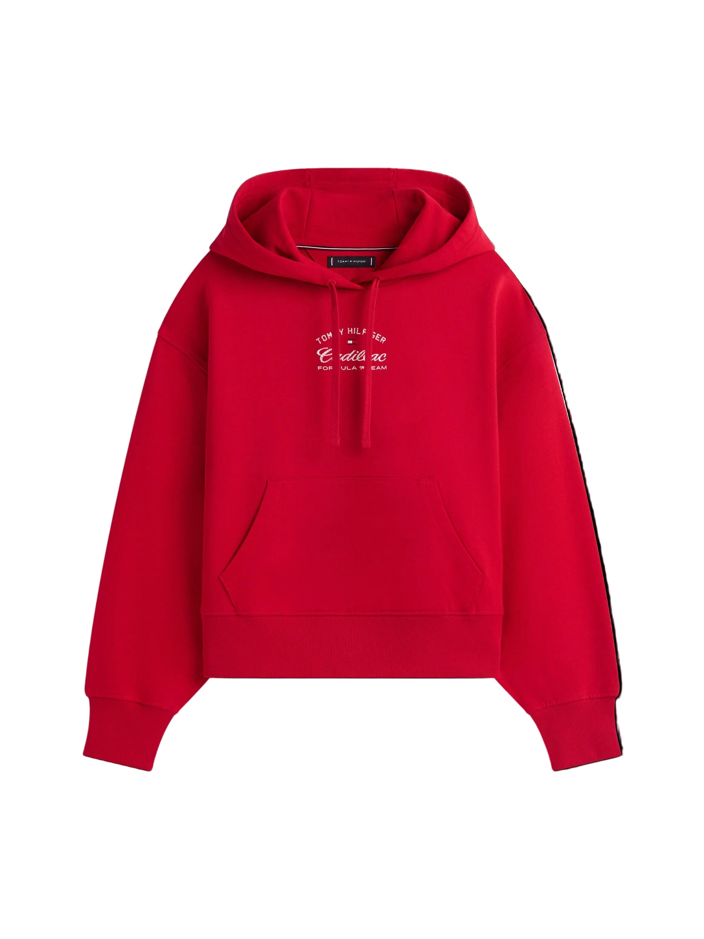 Cadillac F1 Women's Boxy Varsity Hoodie - Red Hoodies Cadillac F1