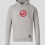 Haas Racing F1 Logo Hoodie - Gray Marl Hoodies Haas F1 Racing Team