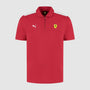 Scuderia Ferrari F1 Men's Polo Shirt -Dark Cherry/Puma Black Polos Scuderia Ferrari XS Red