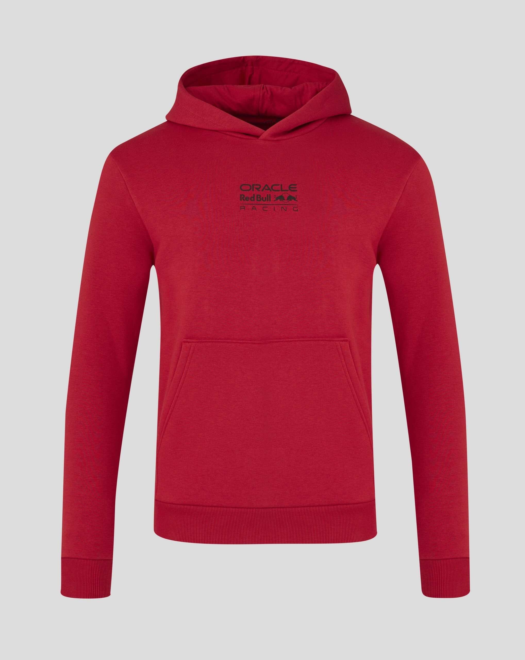 Red Bull Racing F1 Graphic Bull Hoodie - Grey Marl/Chilli Pepper Hoodies Red Bull Racing XS Red
