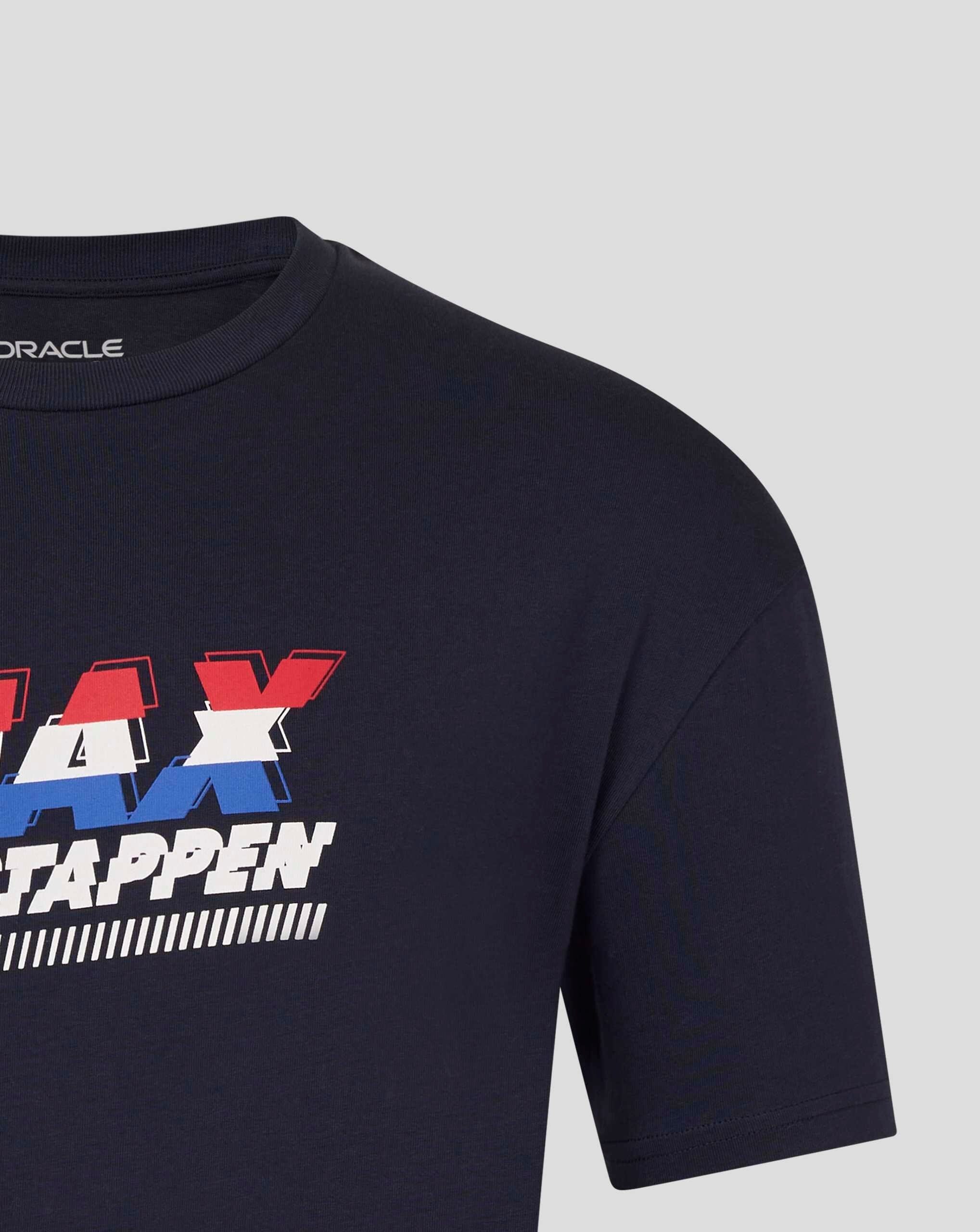 Red Bull Racing F1 Max Verstappen Front Graphic T-Shirt - Navy T-shirts Red Bull Racing