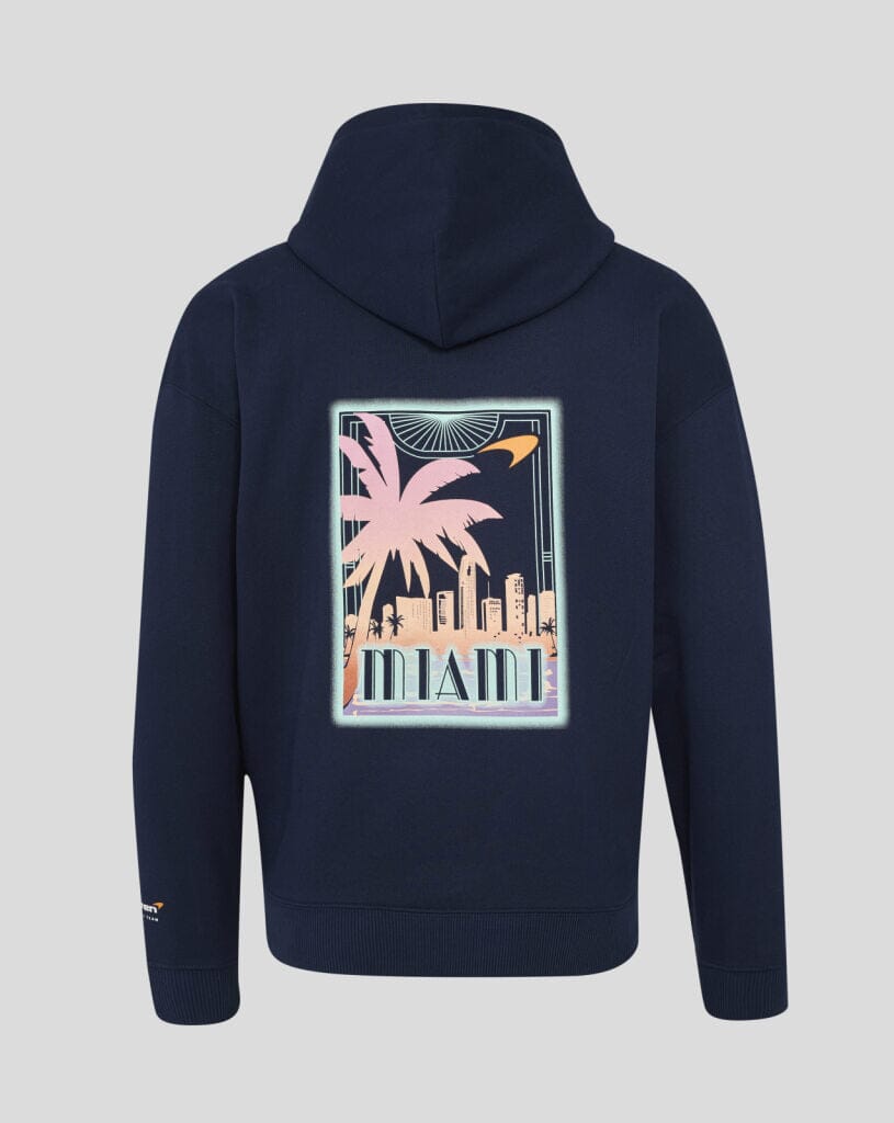 McLaren F1 Miami GP Oversized Hoodie - French Navy Hoodies McLaren-Castore