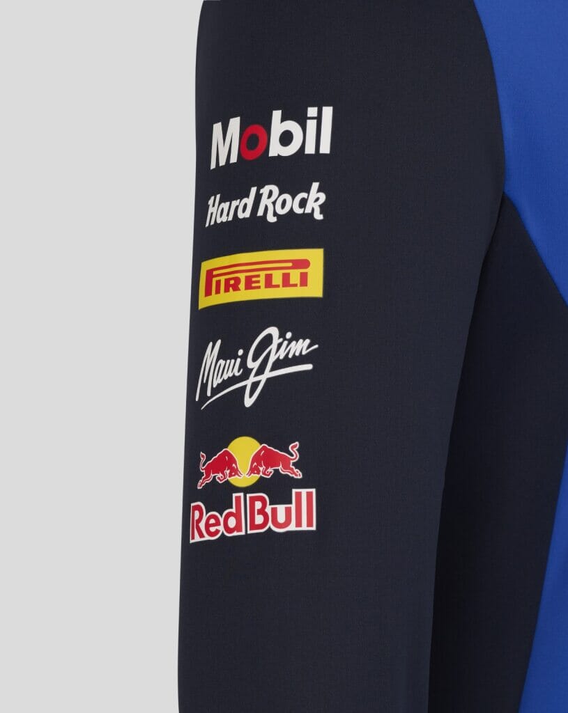 Red Bull Racing F1 2026 Team 1/4 Zip Mid Layer - Blue/Navy Sweaters Red Bull Racing