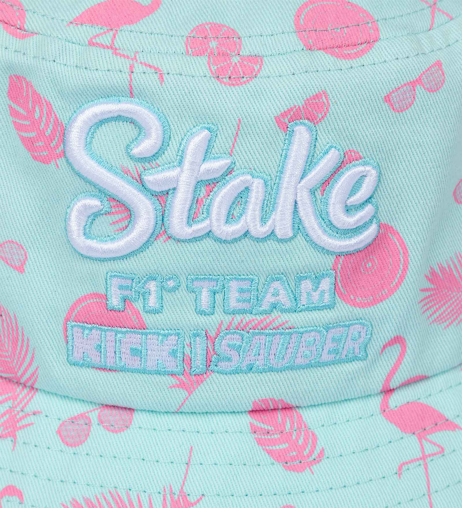 Stake F1 Kick Sauber Special Edition Miami GP AOP Bucket Hat - Blue Hats Stake F1 Kick Sauber