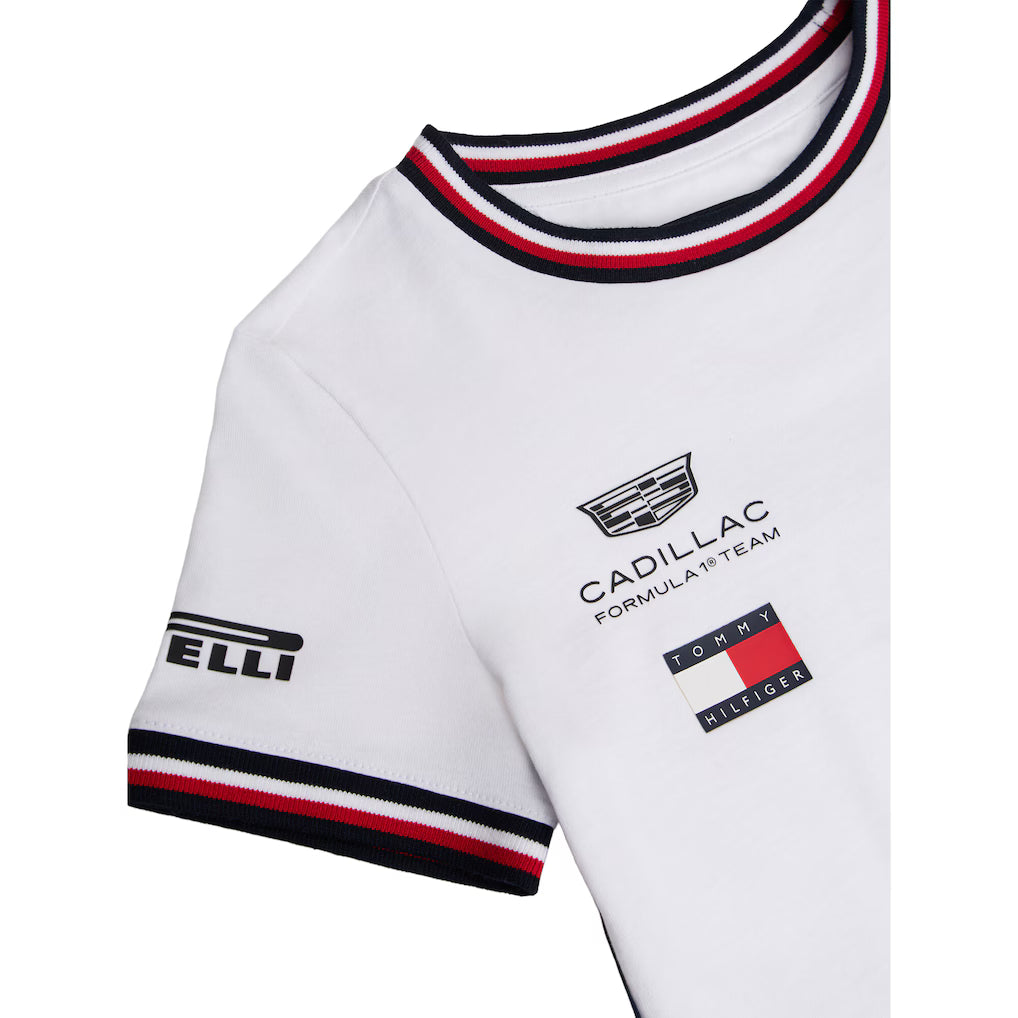 Cadillac F1 Racing Kids 2026 Team T-Shirt - Youth Black/White T-shirts Cadillac F1