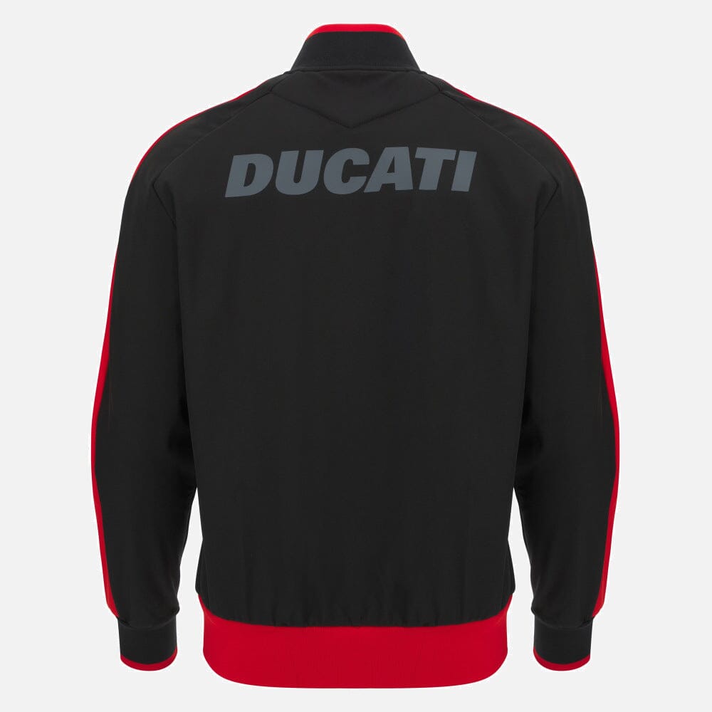 Ducati x Macron Men's Warmup College Jacket - Black Jackets Ducati
