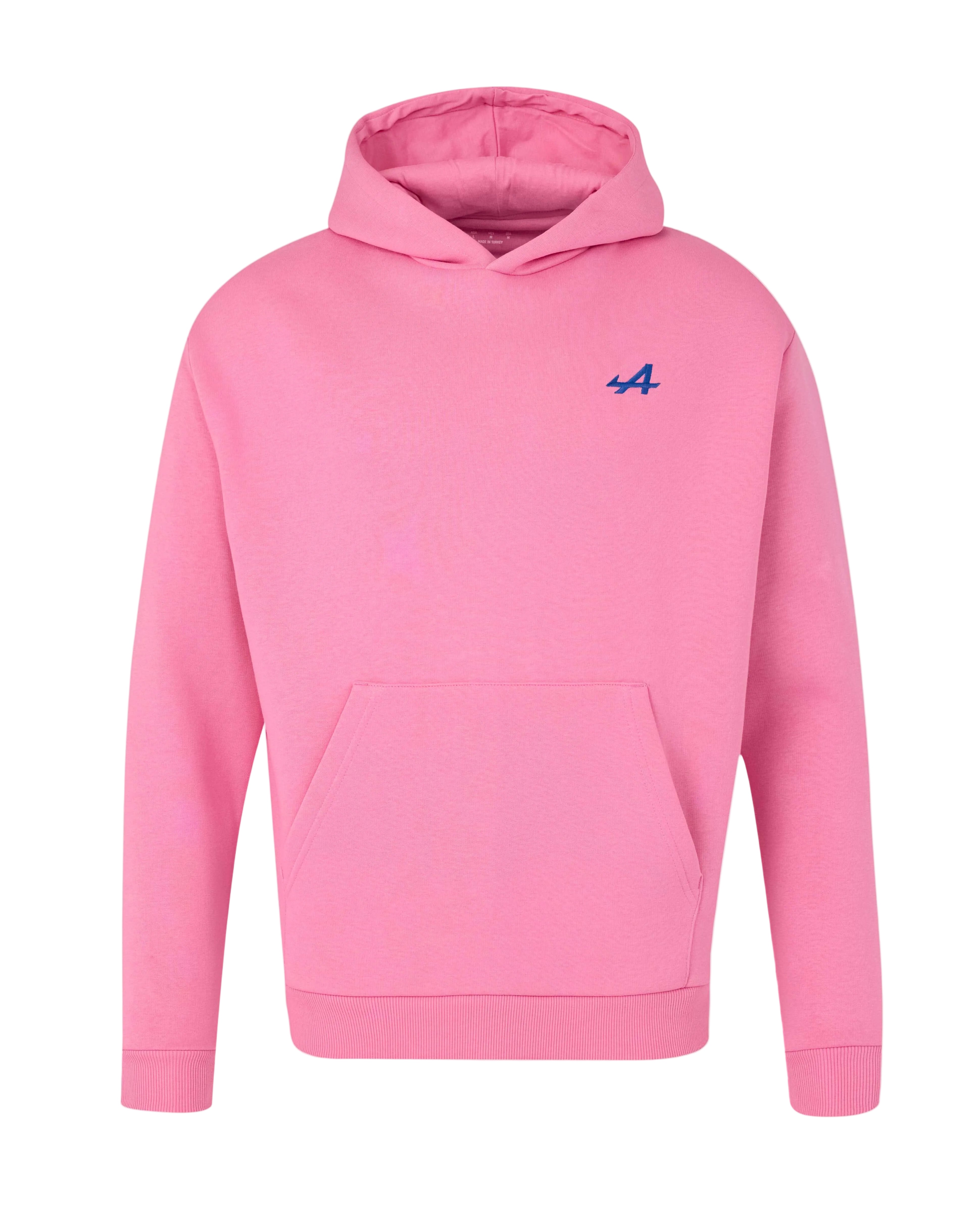 Alpine Racing F1 Relaxed Fit Pullover Hoodie - Wild Orchid Hoodies Alpine