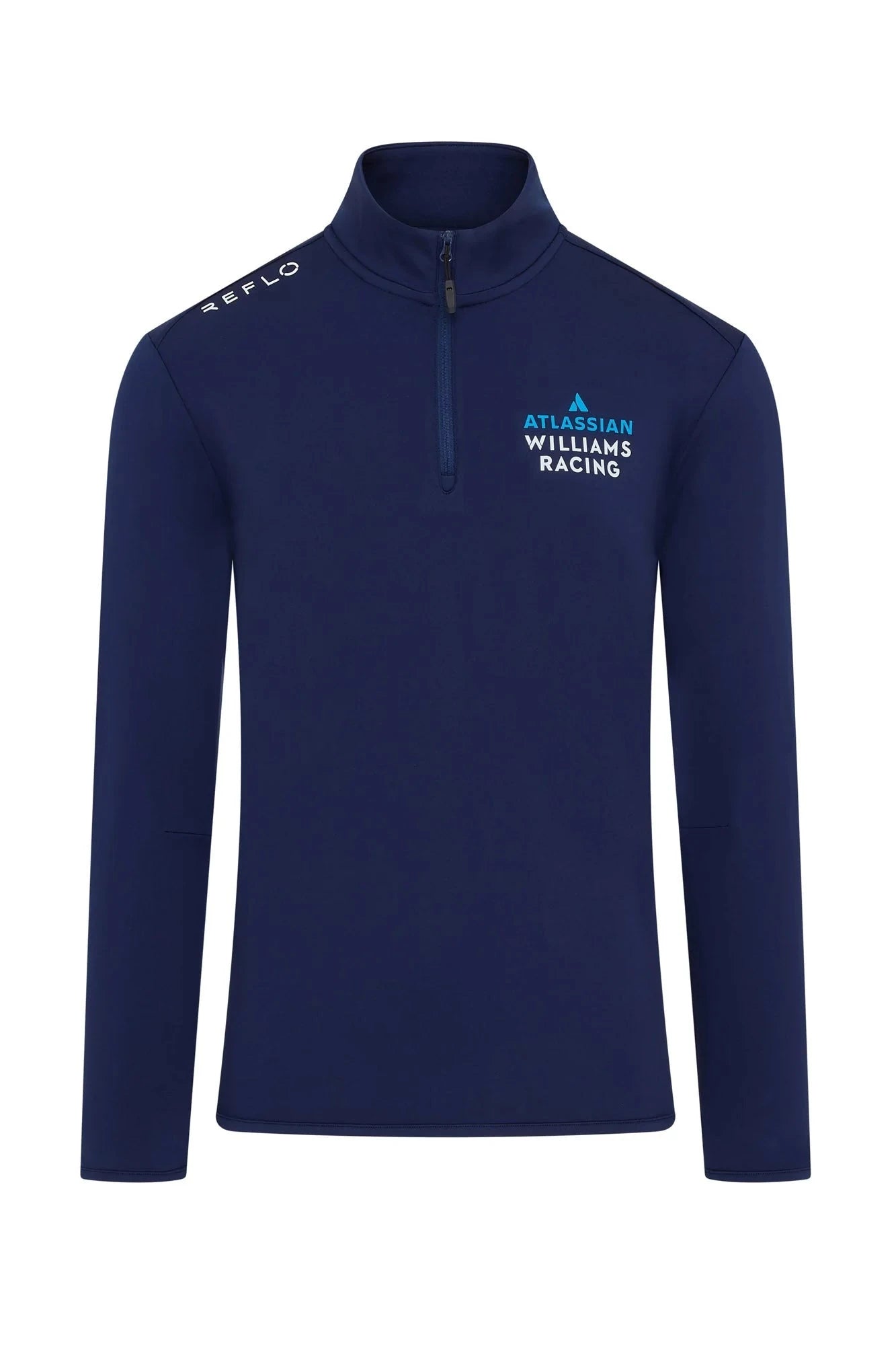 Atlassian Williams Racing F1 Reflo Travel 1/4 Zip Midlayer - Navy Sweatshirt Williams Racing