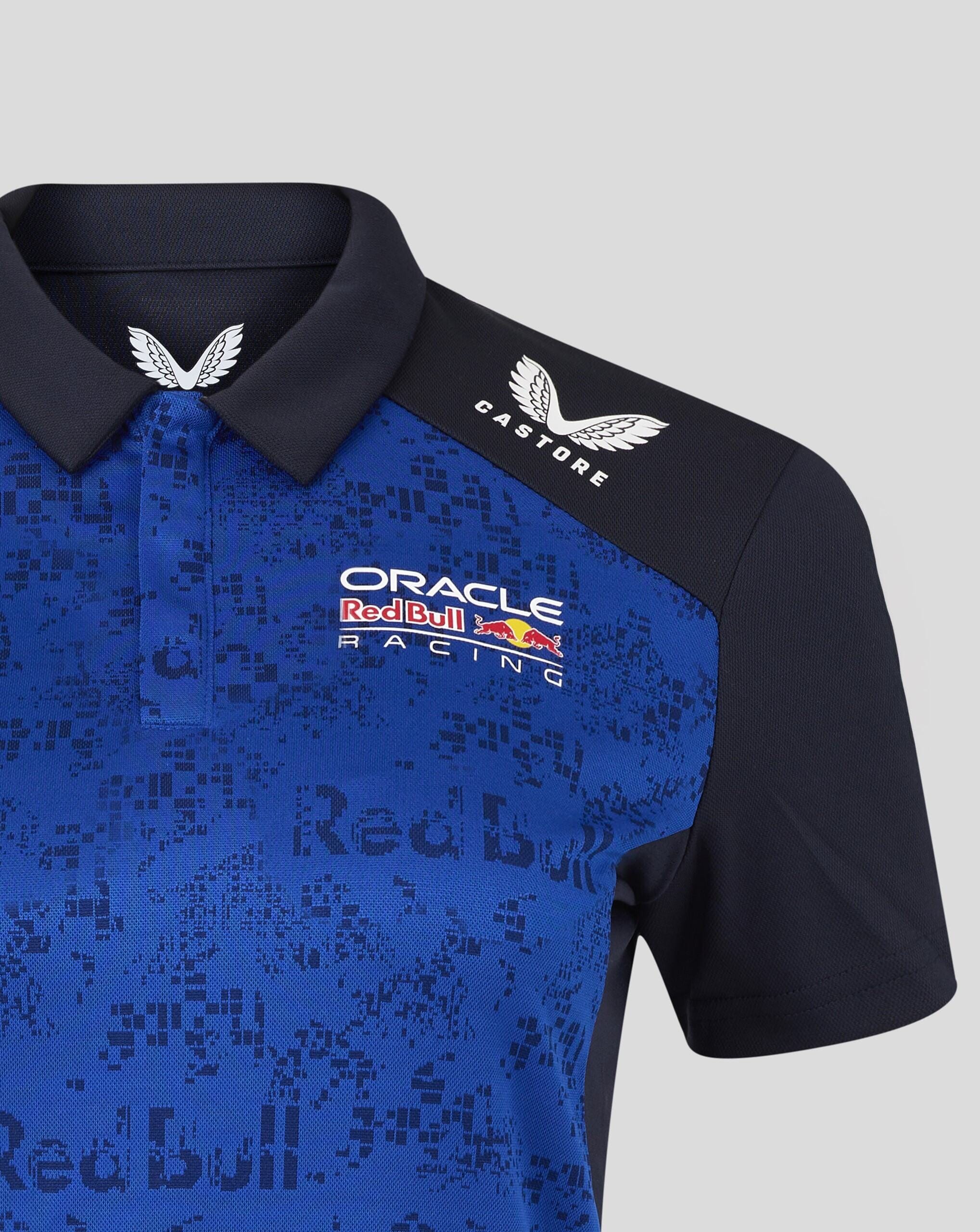 Red Bull Racing F1 Women's 2026 Isack Hadjar Team Polo Shirt- Blue Polos Red Bull Racing