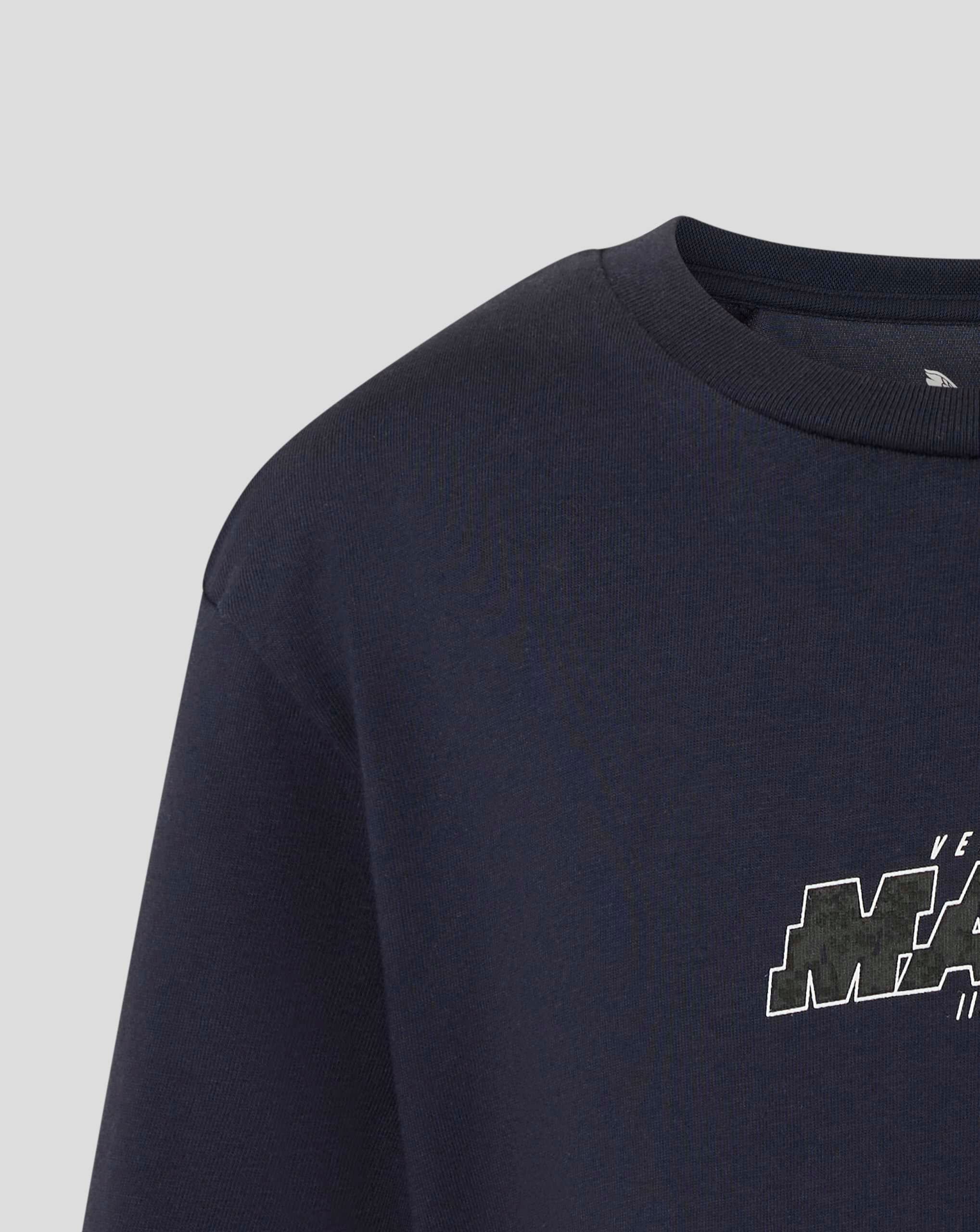 Red Bull Racing F1 Kid's Max Verstappen Small Logo T-Shirt - Youth Navy T-shirts Red Bull Racing