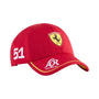 Scuderia Ferrari Hypercar Le Mans 2025 #51 Team Hat - Dark Cherry Hats Scuderia Ferrari Lemans