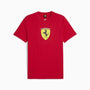 Scuderia Ferrari F1 Men's Puma Large Shield T-Shirt -Red/Yellow T-shirts Scuderia Ferrari S Red