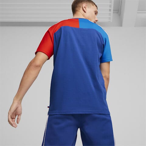 BMW M Motorsports Puma Men's MT7+ T-Shirt- Black/Blue T-shirts BMW Motorsports