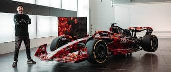 Alfa Romeo Racing F1 Limited Edition Black T-Shirt - Designed by Swiss Graffiti Artist Boogie T-shirts Alfa Romeo