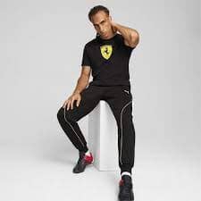 Scuderia Ferrari F1 Men's Puma Large Shield T-Shirt -Red/Yellow/Pink/Black T-shirts Scuderia Ferrari