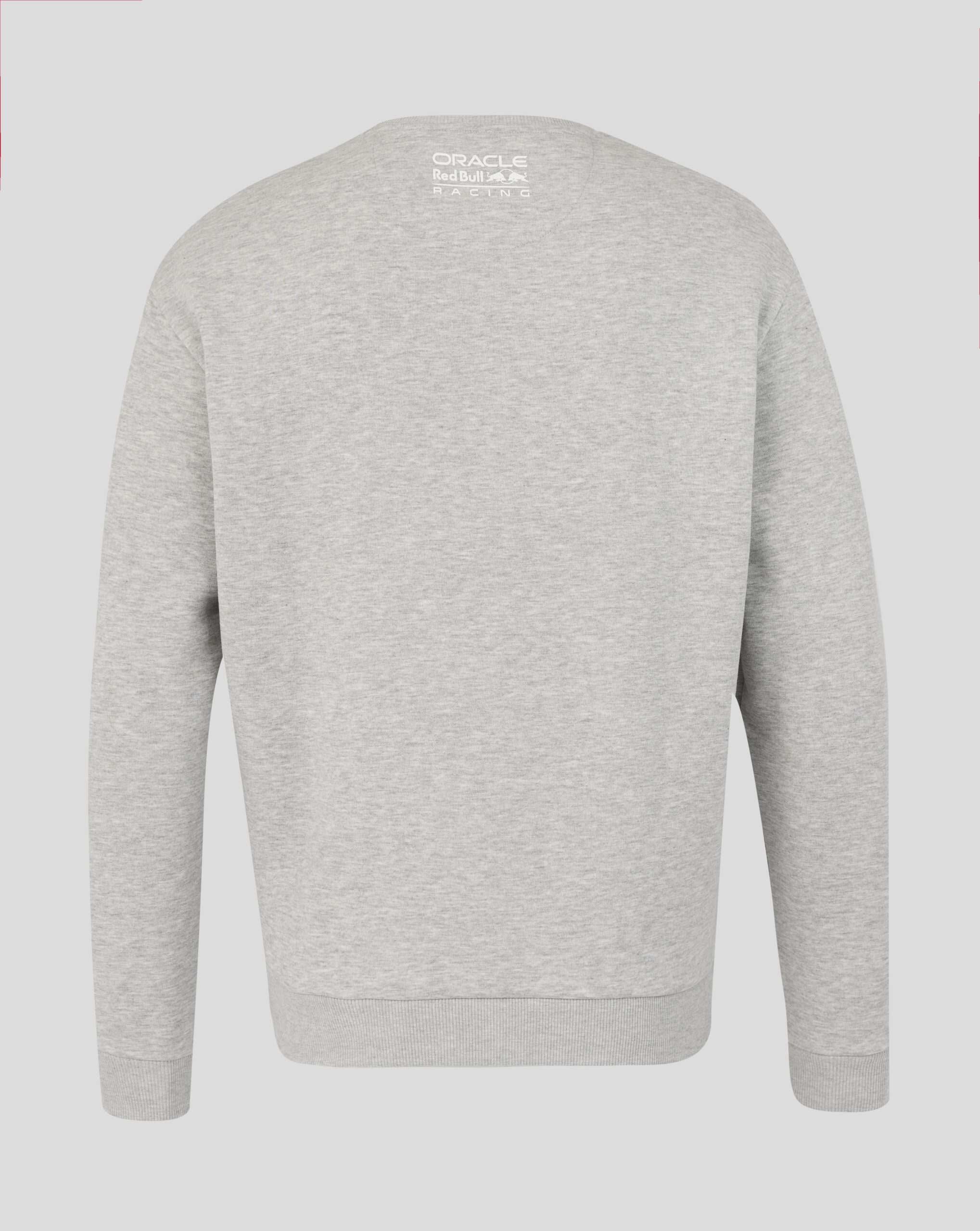 Red Bull Racing F1 Max Verstappen Small Logo Sweatshirt - Grey Sweatshirts Red Bull Racing