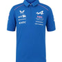 Alpine Racing F1 2026 Kids Team Polo Shirt - Youth Lapis Blue Polos Alpine