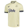 Everton Football Men's Away T-Shirt - Pastel Yellow T-shirts Castore Football