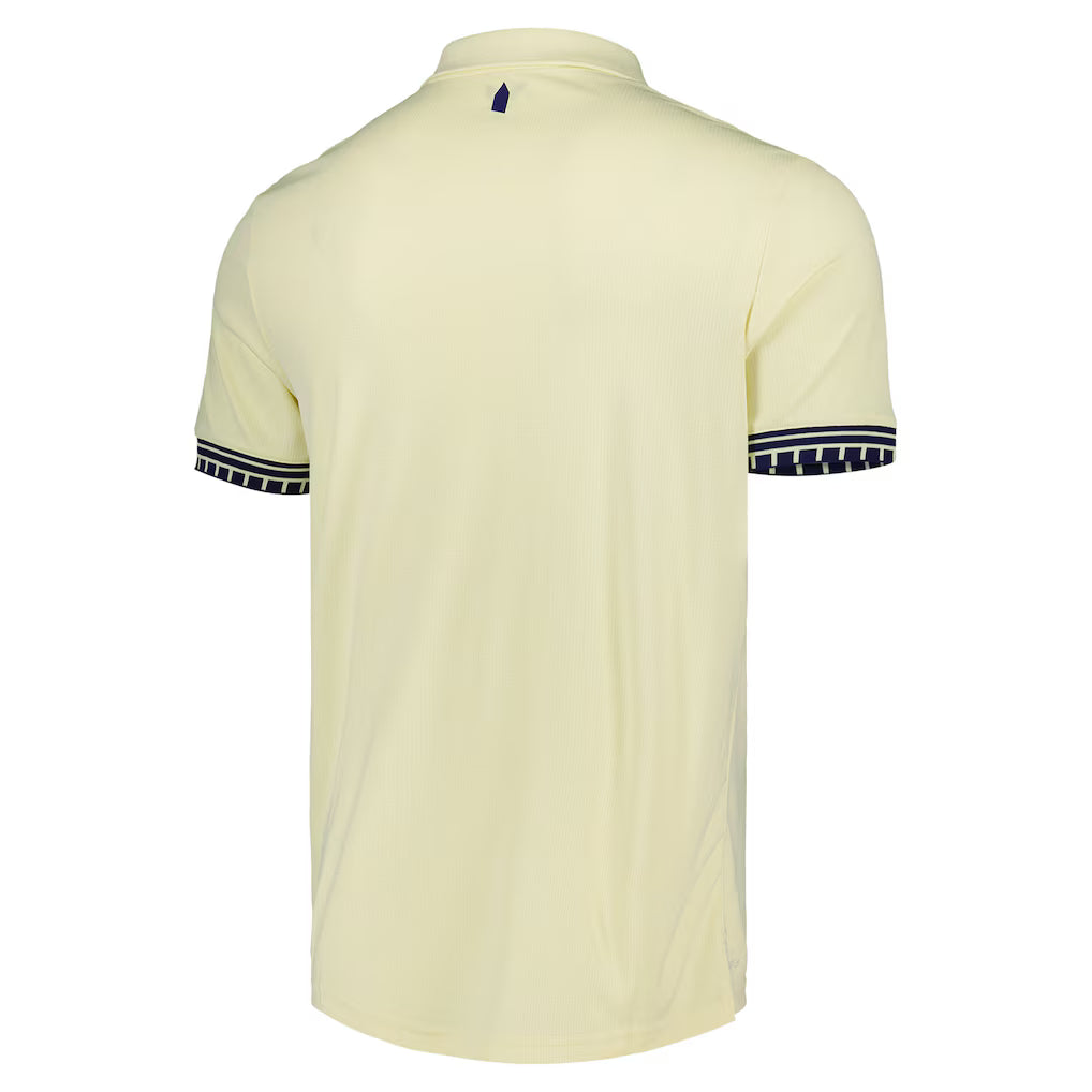 Everton Football Men's Away T-Shirt - Pastel Yellow T-shirts Castore Football