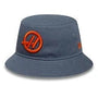 Haas Racing F1 New Era Seasonal Tapered Bucket Hat - Blue Hats Haas F1 Racing Team