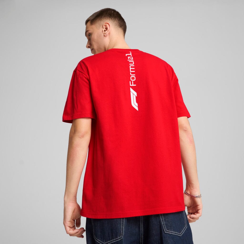 Formula 1 Tech Puma Relaxed Essential T-Shirt - Red/Black T-shirts Formula 1
