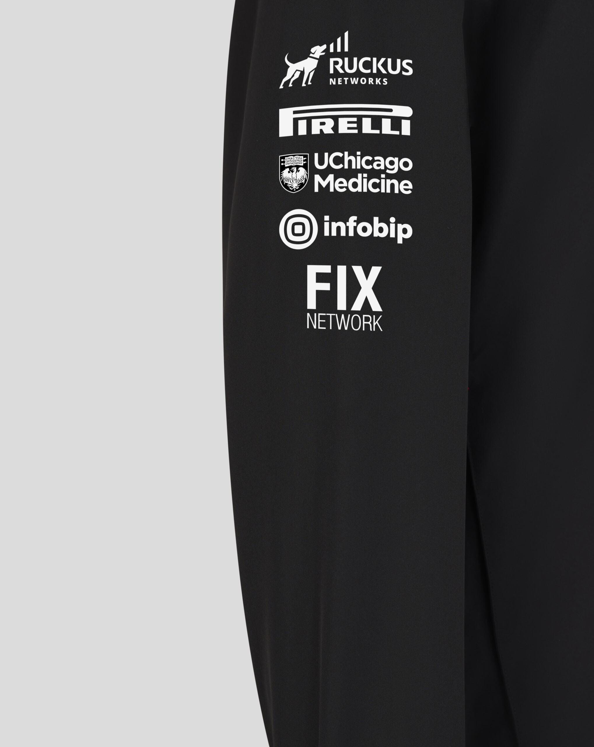 Haas Racing F1 2026 Team Rain Jacket - Black Jackets Haas F1 Racing Team