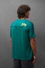 Aston Martin F1 Kimoa Fernando Alonso Active Wear T-Shirt - Black/Green T-shirts Aston Martin F1