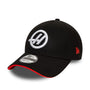 Haas Racing F1 New Era 9Forty 2024 Team Black Baseball Hat - Adult/Kids Hats Haas F1 Racing Team
