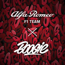 Alfa Romeo Racing F1 Limited Edition Black T-Shirt - Designed by Swiss Graffiti Artist Boogie T-shirts Alfa Romeo