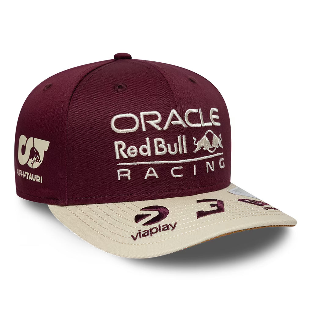 Red Bull Racing F1 New Era 9Seventy 2026 Max Verstappen SE Austin GP Team Hat - Burgundy Hats Red Bull Racing