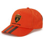 Automobili Lamborghini Squadra Corse Travel Hat - Orange/White/Green Hats Automobili Lamborghini Orange