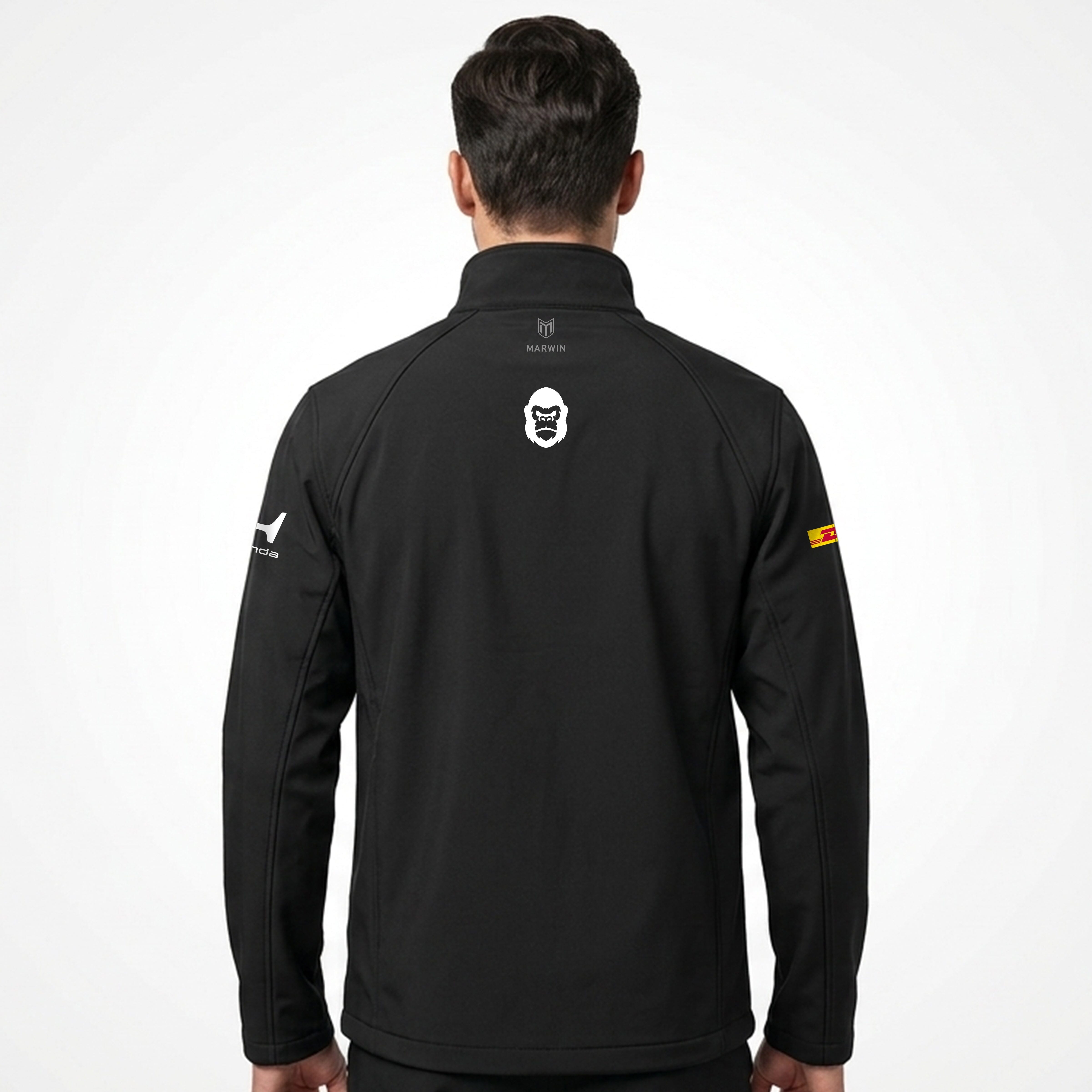 Chip Ganassi Racing Indy Men's Alex Palou Softshell Jacket - Black Jackets Chip Ganassi Racing