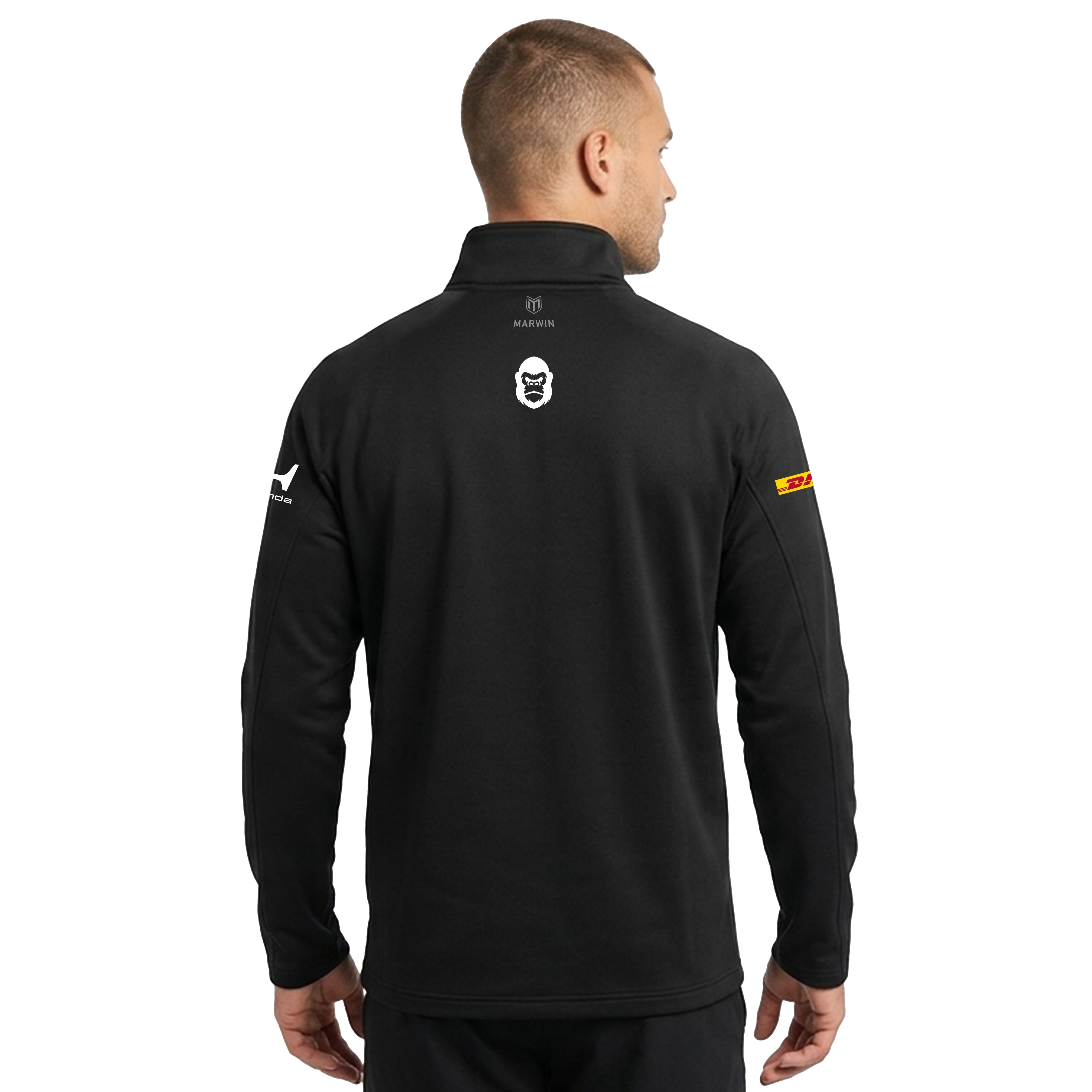 Chip Ganassi Racing Indy Men's Alex Palou 1/4 Zip Sweatshirt - Black Sweatshirts Chip Ganassi Racing