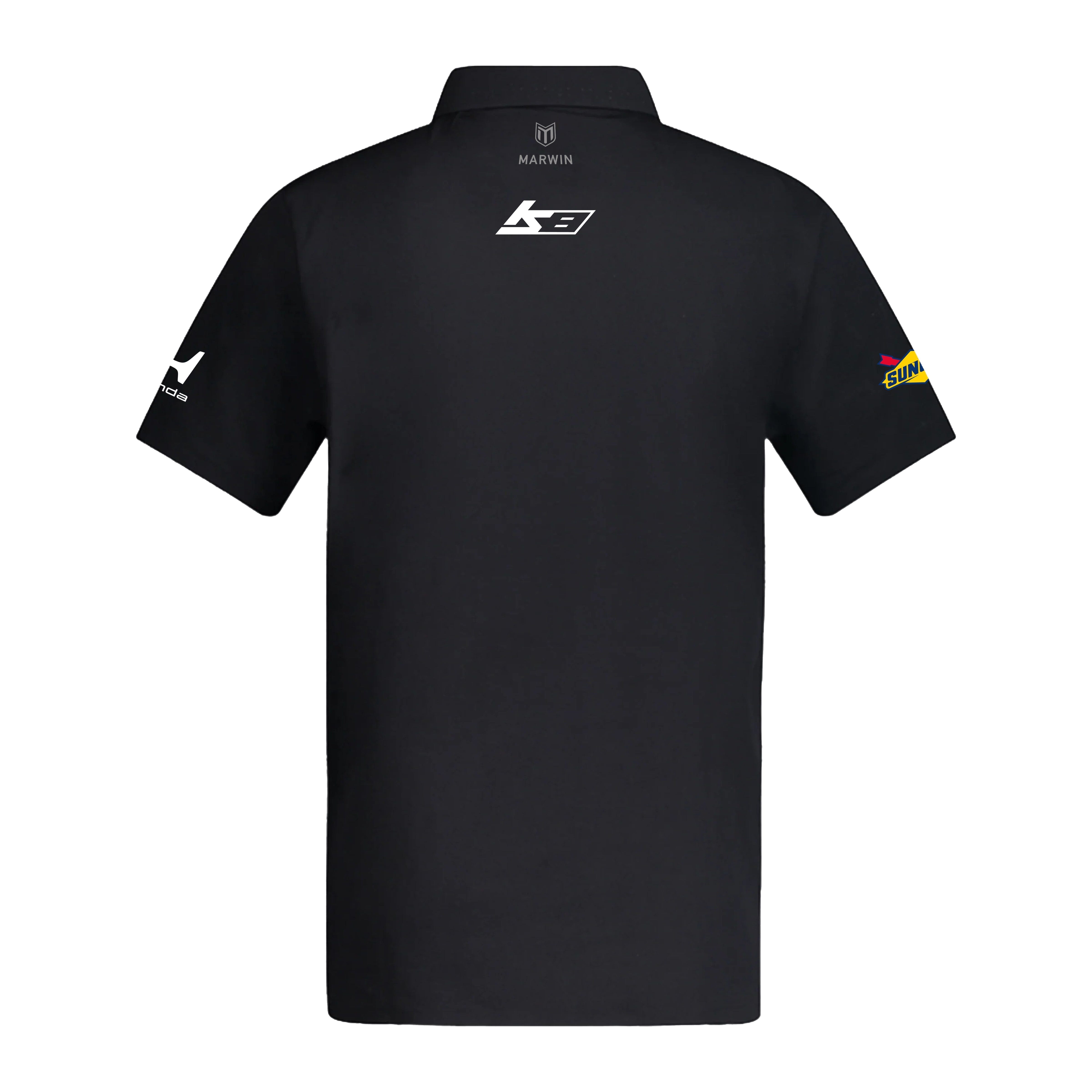 Chip Ganassi Racing Indy Men's Kyffin Simpson Timeless Polo Shirt - Black Polos Chip Ganassi Racing