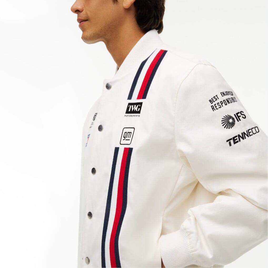 Cadillac F1 Racing 2026 Special Edition Silverstone GP Team Jacket - White Jackets Cadillac F1
