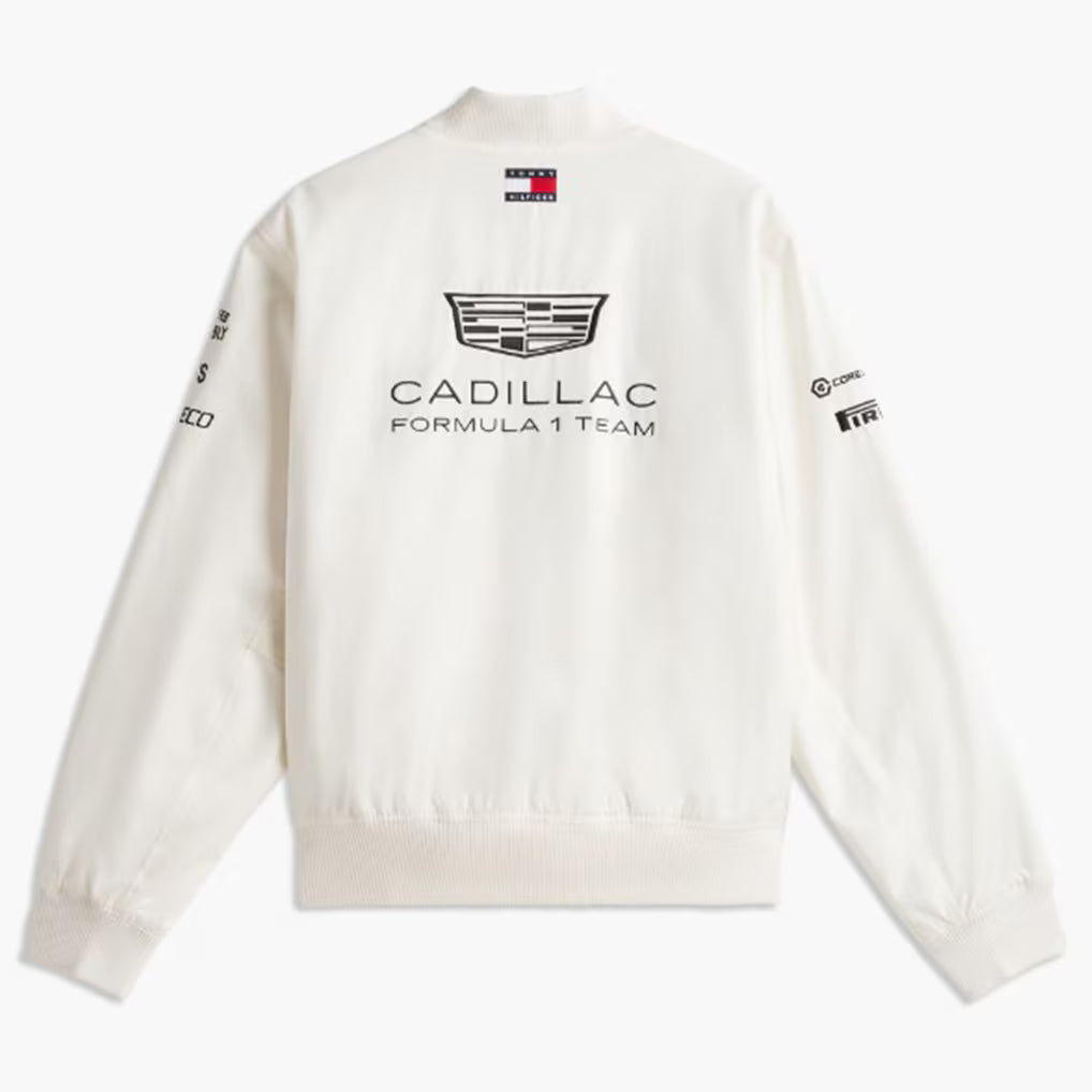 Cadillac F1 Racing 2026 Special Edition Silverstone GP Team Jacket - White Jackets Cadillac F1
