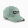 Mercedes Benz AMG Petronas F1 Puma Baseball Hat - Black/Silver/Green Hats Mercedes AMG Petronas Green