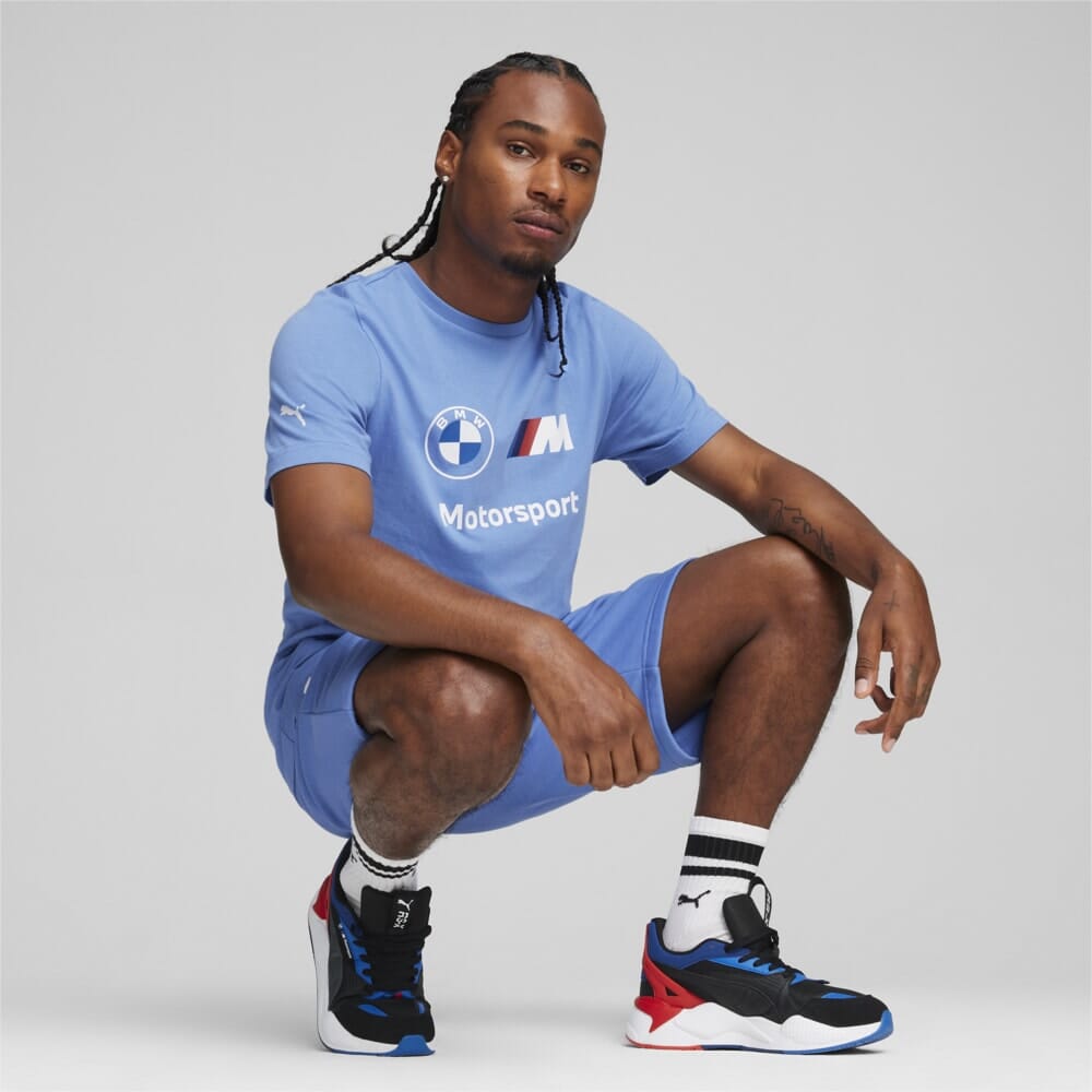 BMW M Motorsport Puma Essentials Logo T-Shirt - Blue T-shirts BMW Motorsports
