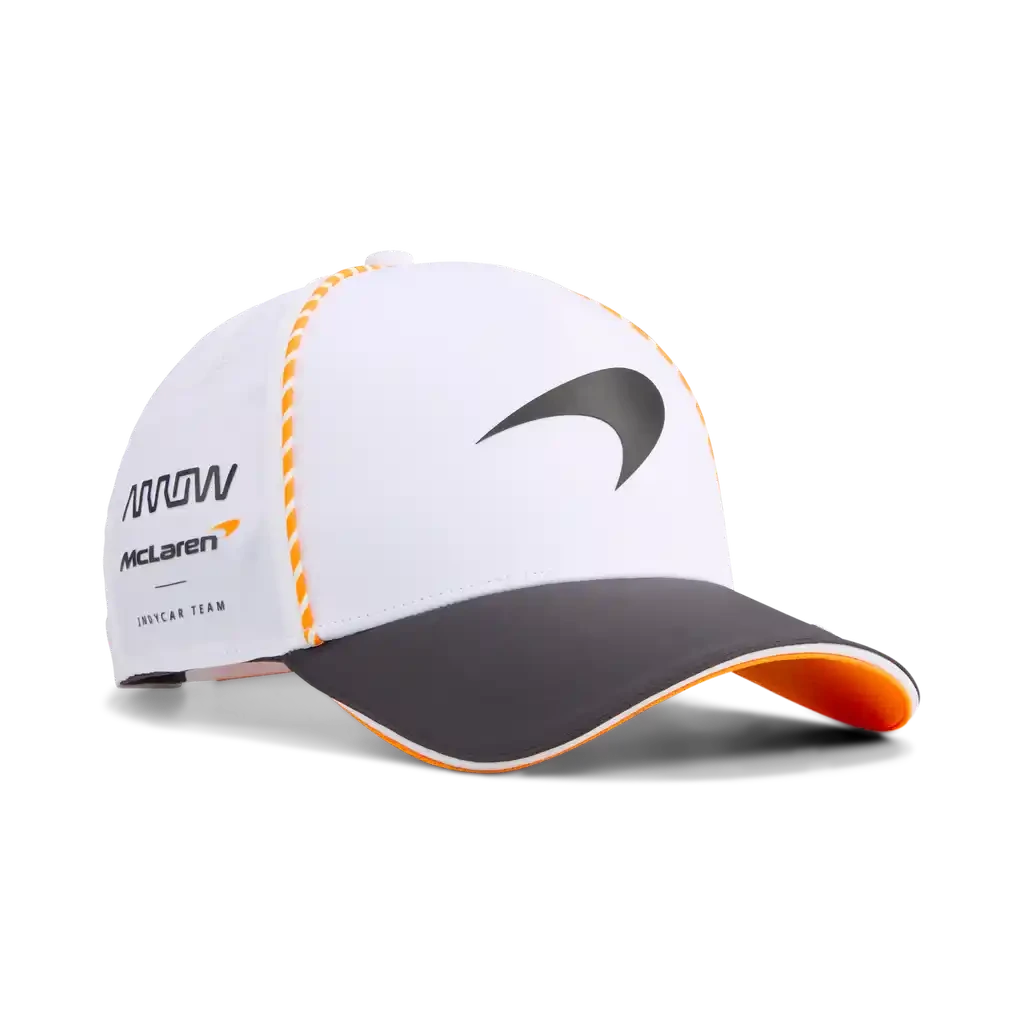 McLaren Indy Car Special Edition Indianapolis 500 Team Hat - Puma White Hats McLaren Indy