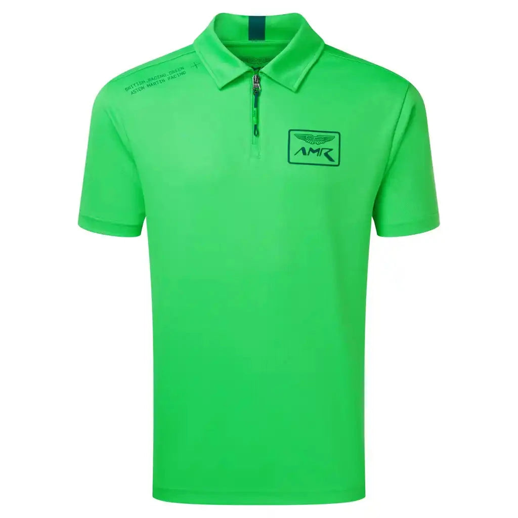 Aston Martin Racing Team Polo Shirt - Podium Green/Fluro Green Polos Aston Martin Racing