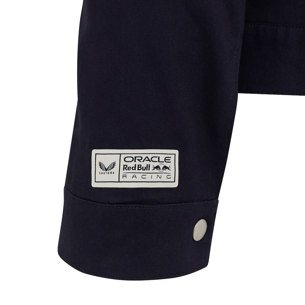 Red Bull Racing F1 Heritage Script Work Jacket - Navy Jackets Red Bull Racing