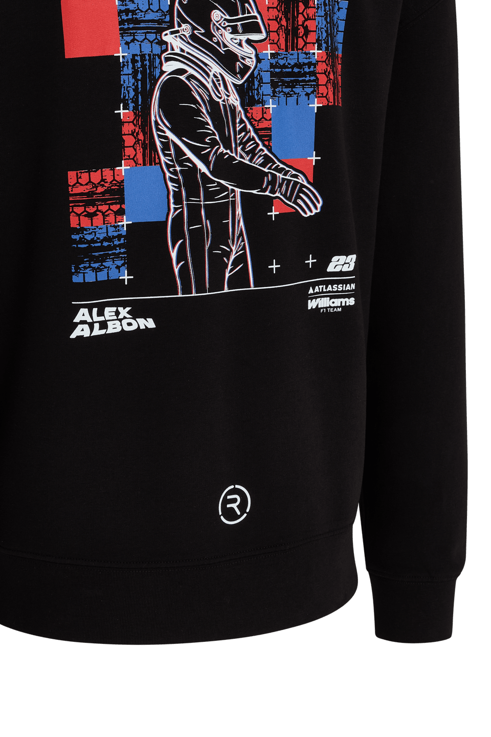 Atlassian Williams Racing F1 X Reflo Alex Albon Hoodie - Black Hoodies Williams Racing