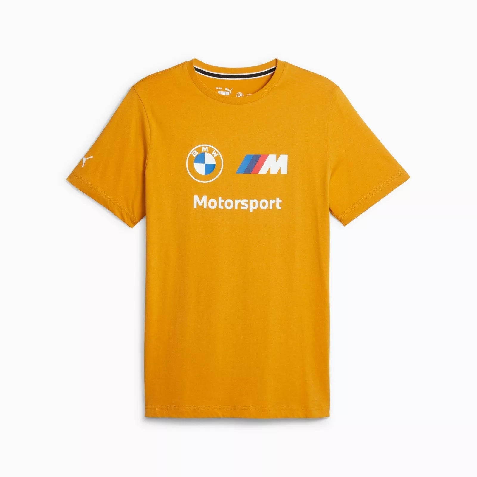 BMW M Motorsport Puma Essentials Logo T-Shirt - Blue/Orange T-shirts BMW Motorsports S Orange