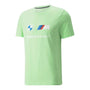 BMW M Motorsport Puma Essentials Kids Logo T-Shirt - Youth Green/Gray/Black T-shirts BMW Motorsports XS Green