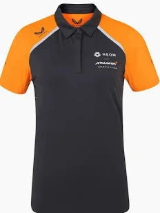 McLaren Formula E 2025 Men's Team Polo Shirt - Phantom Polos McLaren Formula E