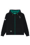 Aston Martin F1 Kimoa Fernando Alonso #14 Double Face Tech Zip Hoodie - Black Hoodies Aston Martin F1